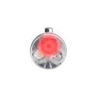 Фонарик-брелок на карабине ЕРМАК 1 LED + УФ + лазер, 3xLR44, алюминий, 6,6х1,2 см 198-072