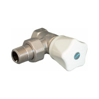 Вентиль Oventrop серия HR, с ручным приводом, угловой, DN-15, 1/2", ВН, PN 1190504