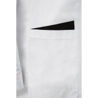 Халат СОЮЗСПЕЦОДЕЖДА ЭВЕЛИН длинный рукав, белый/черный, р. 48-50, рост 170-176 2000000145464