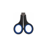 Ножницы для хобби и рукоделия ОСТРОВ СОКРОВИЩ 120 мм, 3-х сторонняя заточка, черно-синие 237104