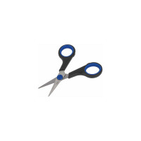 Ножницы для хобби и рукоделия ОСТРОВ СОКРОВИЩ 120 мм, 3-х сторонняя заточка, черно-синие 237104