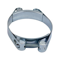 Силовой двухболтовый шарнирный хомут MGF 100-110/24 W1 1-22-24-1-100-110