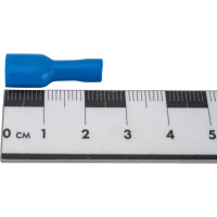 Полностью изолированная клемма "мама" Nord-Yada 6.3мм 1.5-2.5кв.мм (синяя) 906340