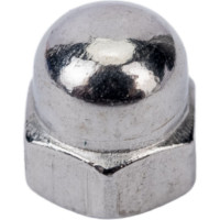 Шестигранная колпачковая гайка DINFIX DIN 1587 А2 нерж., M3, 10 шт. 00-00002540