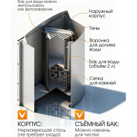 Электрическая печь Karina Optima Steam 9 Ops-9-220/380