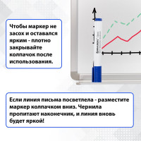 Стираемые маркеры для белой доски BRAUBERG CLASSIC набор 4 цвета, 3 мм, с клипом 152117