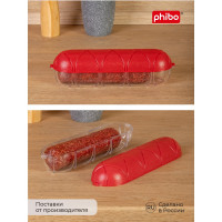 Контейнер для колбасы Phibo красный 431288504
