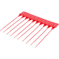 Пластиковая номерная пломба ООО Пломба.Ру D 2,3 мм, L 140 мм, Красный 50 шт. КПП-3-1601СТ 1006454