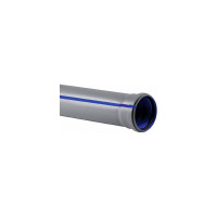 Труба RTP BAIKAL standart ВК ПП 50x18x3000 серый/синий 33155