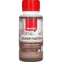 Колер-паста универсальная NEOMID Палитра №1 (22 шоколад) 100 мл Н-КолПаста-22-шок