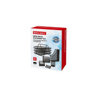 Настольный набор BRAUBERG Germanium 6 предметов, черный, металл 237985