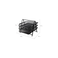 Настольный набор BRAUBERG Germanium 6 предметов, черный, металл 237985