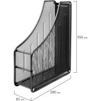 Настольный набор BRAUBERG Germanium 6 предметов, черный, металл 237985