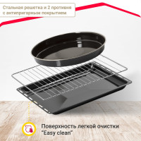 Электрический духовой шкаф SImfer 7 режимов работы, конвекция, гриль B6EM56070