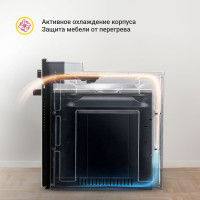 Электрический духовой шкаф SImfer 7 режимов работы, конвекция, гриль B6EM56070