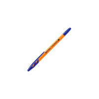 Шариковые ручки BRAUBERG Ultra Orange синие, набор 10 штук, корпус оранжевый, узел 0.7 мм 143571