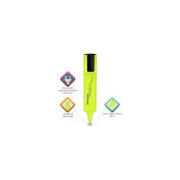 Текстовыделитель BRAUBERG ORIGINAL NEON желтый, линия 1-5 мм 152211
