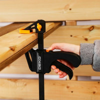 Быстрозажимная струбцина DEKO 200 мм CL200-2, 2 шт 065-0614