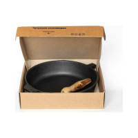 Чугунная сковорода Davr Metall 28 см, высота 6 см, со съемной ручкой сковорода(280х60)
