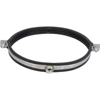 Сантехнический хомут с гайкой для труб СВК М10, 195-205 SVK-Fe195М10p Н0000025920