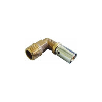 Прессовый угольник-переход Oventrop Cofit P, Н, 20 x 2,5 x 1/2", бронза RX 1512345