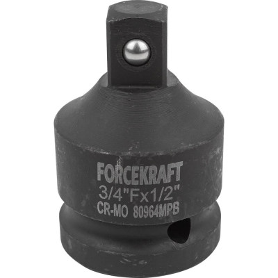 Адаптер-переходник ударный 3/4" Fх1/2" M Forcekraft FK-80964MPB(55020)