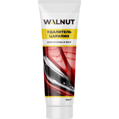 Полироль для кузова и фар автомобиля WALNUT 100 г WLN0408