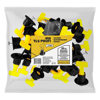Фиксатор плитки 1 мм, 20 шт Tls-Profi TLSZA142022