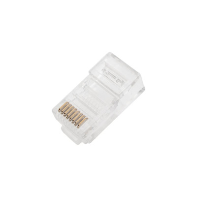 Коннектор Filum rj-45, 5e кат, 8p8c, 6 мкм, универсальный, для одножильного и многожильного кабеля, упаковка 100 шт FL-NA-PLUG5E-1