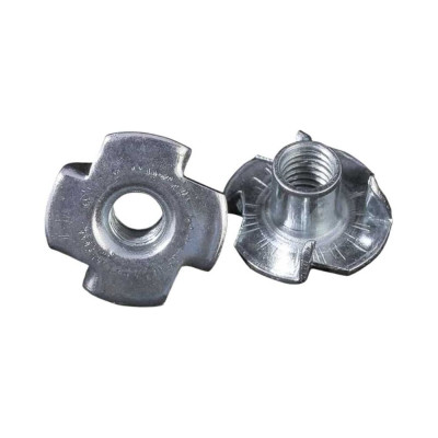 Мебельная (усовая) гайка STEELREX DIN 1624, цинк, М6x9х19 мм, 50 шт. 0223006000B500005064