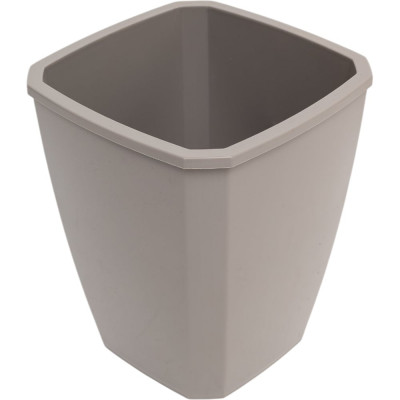 Квадратное кашпо Martika Лаунж с дренажной вставкой 4 л, пыльно-серое С372ПСЕР