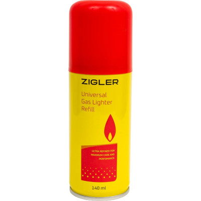 Газ для зажигалок 140 мл Zigler ГС 008