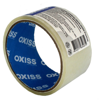 Упаковочная клейкая лента Oxiss Premium 48мм х 25м, 40мкм, прозрачная 4640277634674