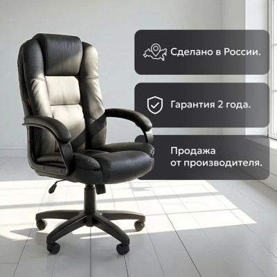 Офисное кресло CHAIRMAN 600LT Россия чер.пласт экопремиум черный 00-07158667