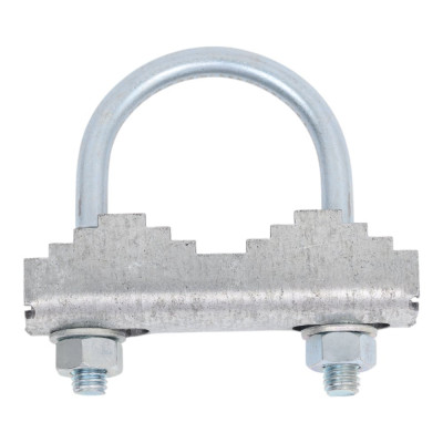 Хомут с метизами для крепления на мачту уличных антенн 105