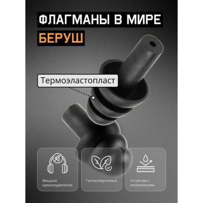 Беруши многоразовые Jeta Safety 32 дБ, бокс JEM-732