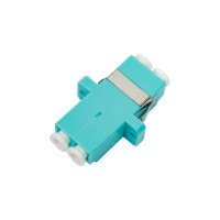 Оптический проходной адаптер DATAREX lc-lc om3 дуплекс duplex бирюзовый DR-541123