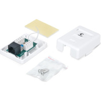 Компьютерная розетка Cabeus RJ-45, категория 5e, одинарная, внешняя, Dual IDC WS-8P8C-Cat.5e-1