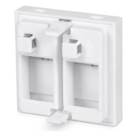 Вставка для 2 модулей формата Keystone Jack Cabeus 45x45 (Mosaic) FP-45-2M