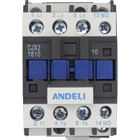 Контактор ANDELI CJX2-d1810 18A 380В/AC3 1но 50Гц ADL08-021