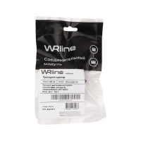Неэкранированный проходной адаптер WRline WR-CA-KJ-8p8c-C5E формата Keystone, RJ45-RJ45 (8p8c), категория 5е, цвет черный 505225