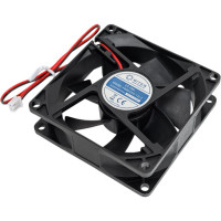 Вентилятор 5bites 80x80x25мм, подшипник скольжения, 2000rpm, 23 дБ, 2pin FB8025S-12L2