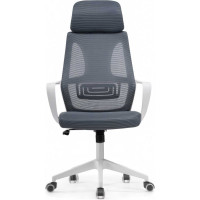 Компьютерное кресло Woodville golem dark gray/white 15332