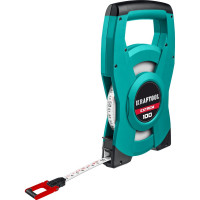 Геодезическая стальная мерная лента KRAFTOOL Extrem 100 м 34185-100