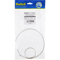 Универсальные хомуты ШРУСа Dollex D=20-50, D=50-120 (пара), нерж. сталь, 0.8 мм, крючки наружу XSU-04