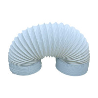 Гибкий полимерный ПВХ воздуховод PVC White -152 мм x 3 м DEC P152/3PBD/VF