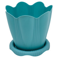 Горшок с поддоном Martika Эдельвейс 0.65 л, диам. 12 см, колор С190К