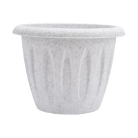 Горшок для растений Martika Фелиция мрамор 0.4 л, диам. 105 мм, с поддонником С101М