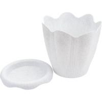 Горшок с поддоном Martika Эдельвейс 3 л, диам. 20 см, мрамор С192М