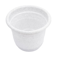 Горшок Martika Колывань 0.45л, диам. 11 см, мрамор, с поддоном С91М